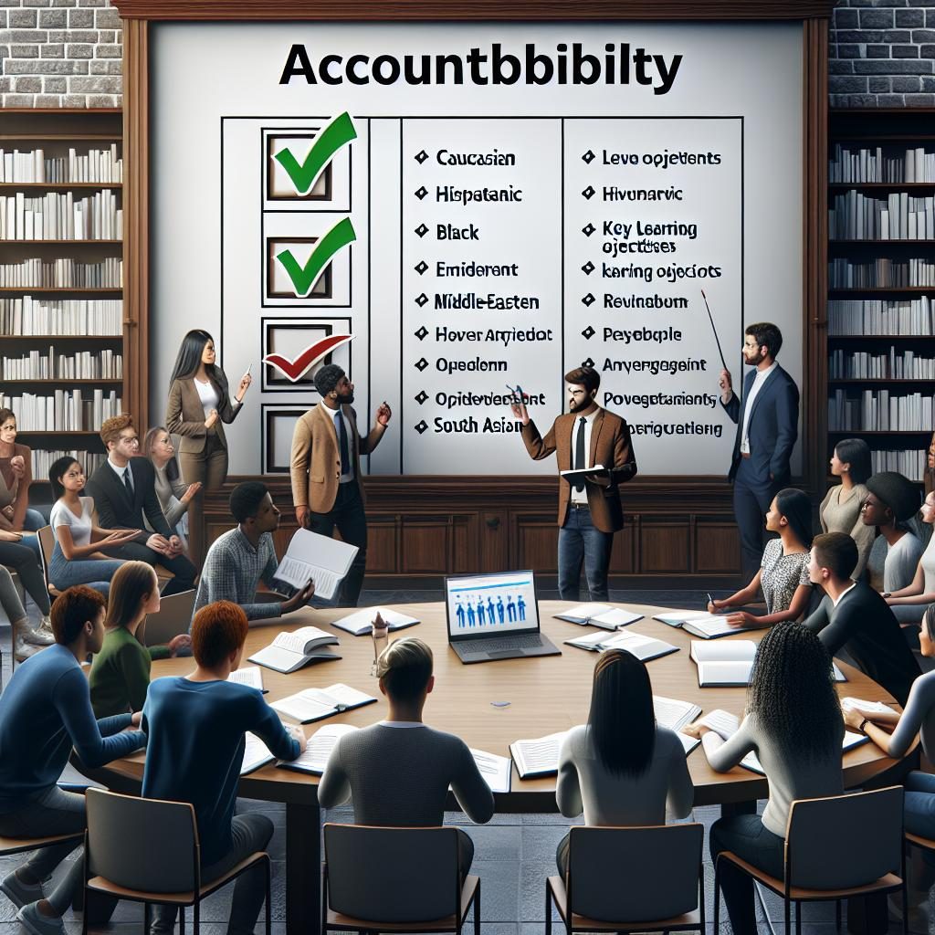 Accountability in university programs.