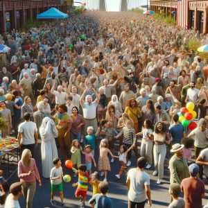 Community bridge celebration