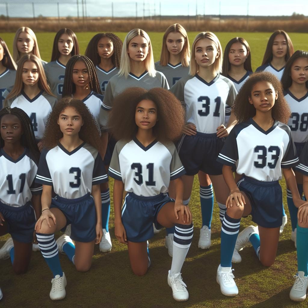 Empowered Girls' Sports Team