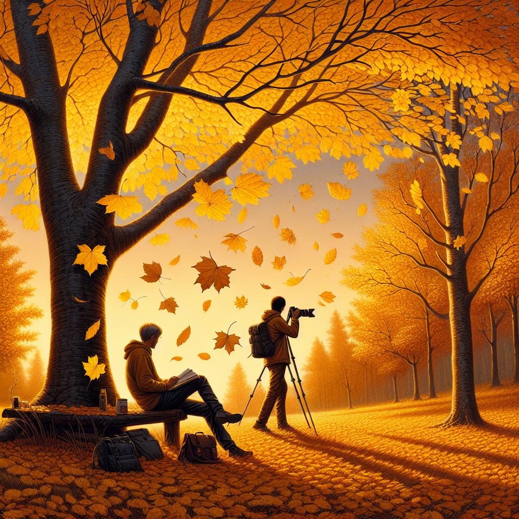 Golden Autumn Leaves