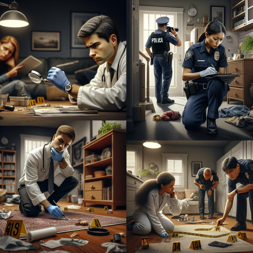 Burglary scene investigation