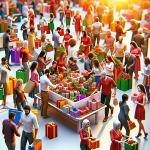 Holiday Shopping Frenzy