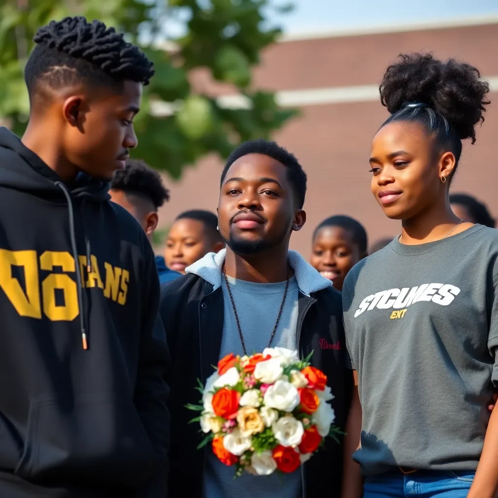 Students Honor Marquez Carter Jr. in Emotional Memorial Ceremony at Columbus High School