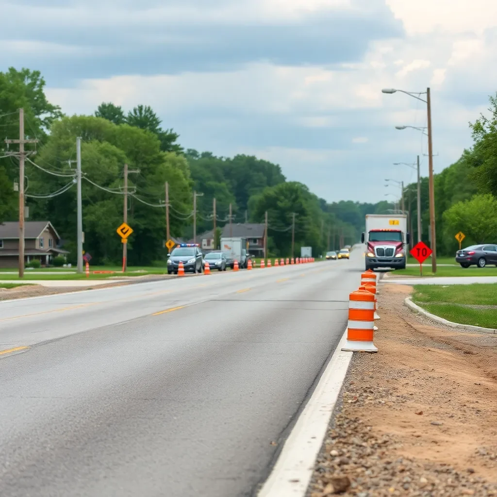 Roadwork on Lehmberg Road in Columbus Set to Cause Traffic Delays This Week