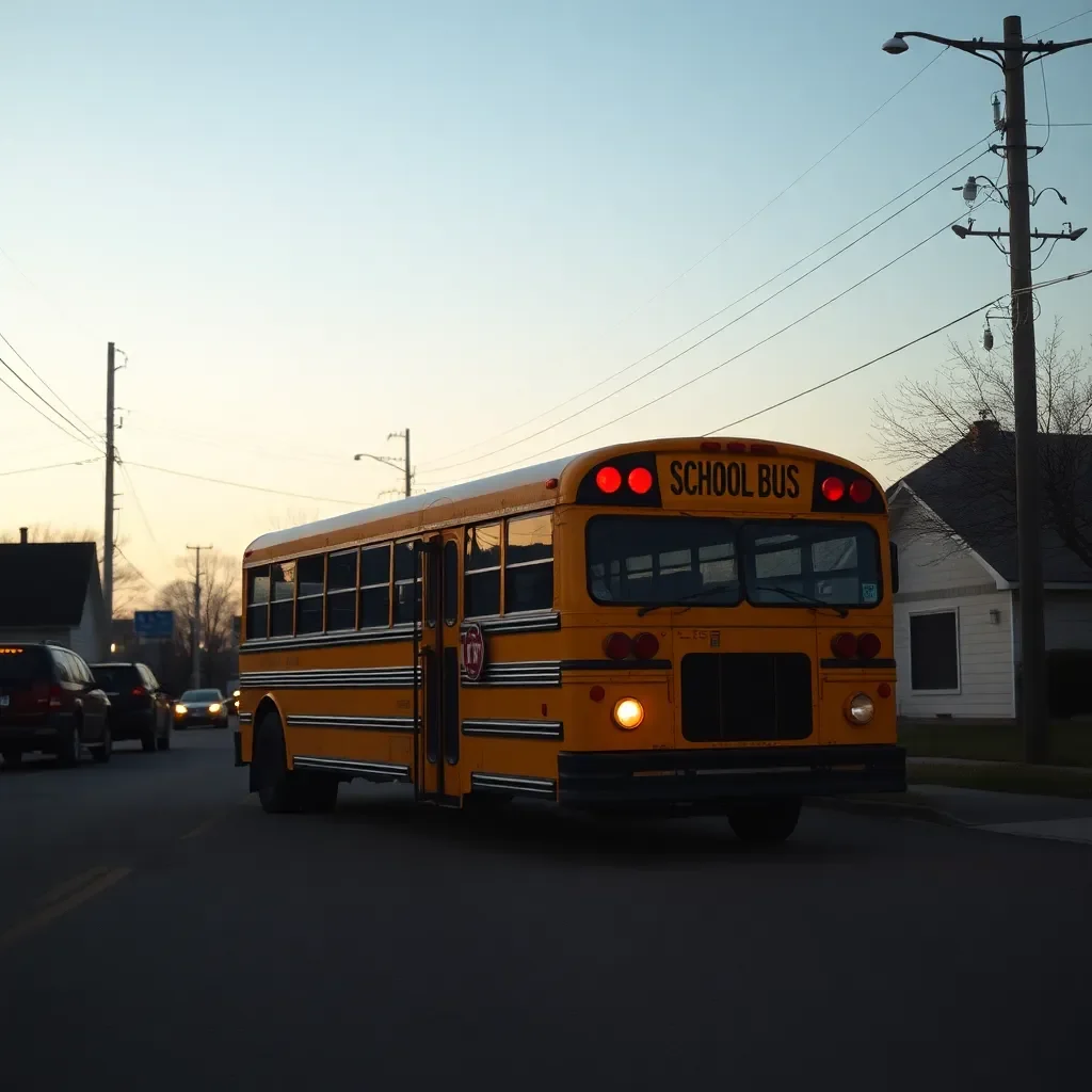 Violence Erupts as Gunfire Strikes School Bus in Columbus, Mississippi