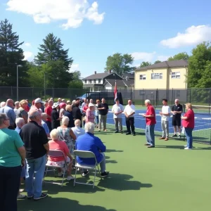 Community Unites to Celebrate Dedication of New Tennis Courts in Starkville