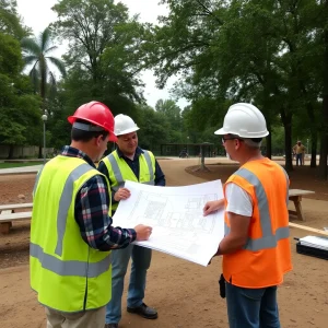 Starkville Begins Construction on McKee Park Rotary Centennial Pavilion