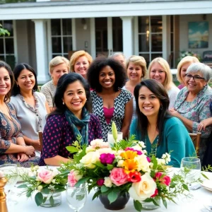 Group of educators celebrating at Starkville luncheon