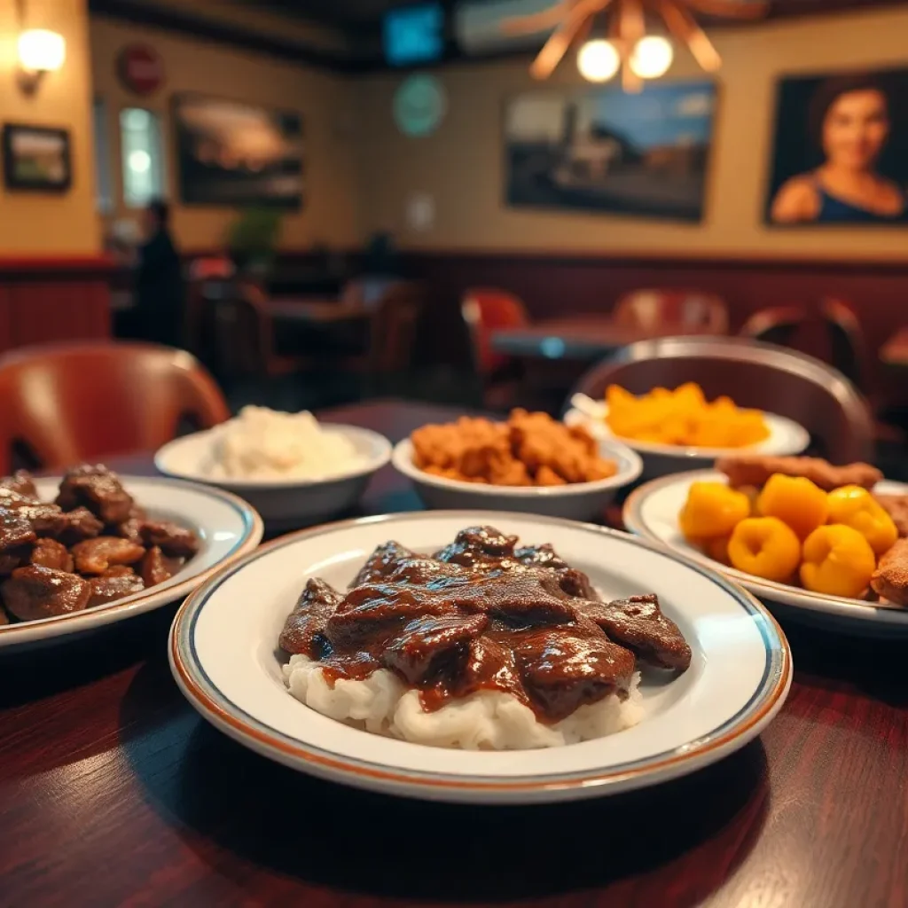 Delicious soul food served at 2 Sistas Soul Food in Columbus