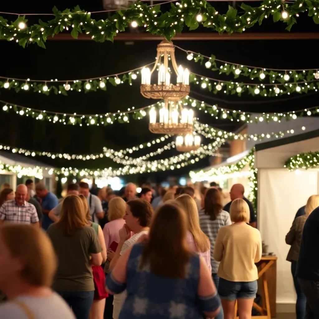 Crowd enjoying the Gala of Musical Memories in Starkville, Mississippi