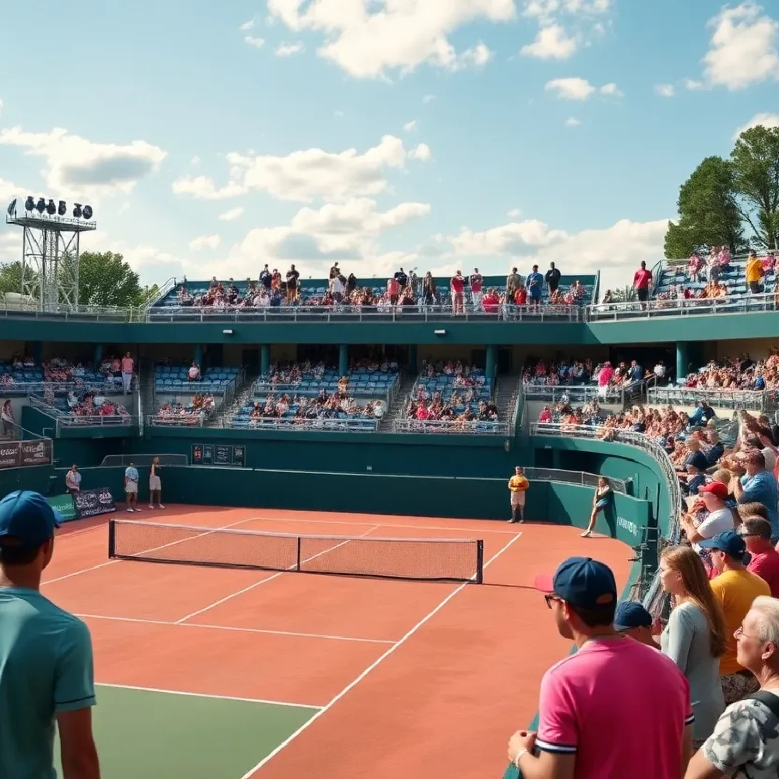 Mississippi State women's tennis players competing