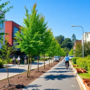 Tree planting initiative along Lynn Lane in Starkville