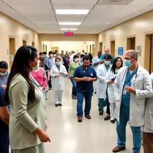 Healthcare professionals discussing plans at OCH Regional Medical Center