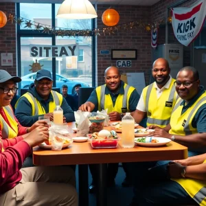 Sanitation workers at Starkville's annual MLK luncheon