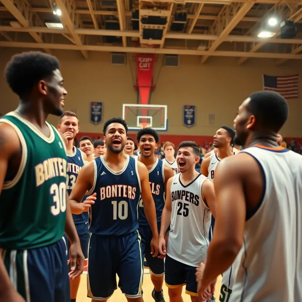 A basketball game featuring high-energy plays from Starkville Cougars