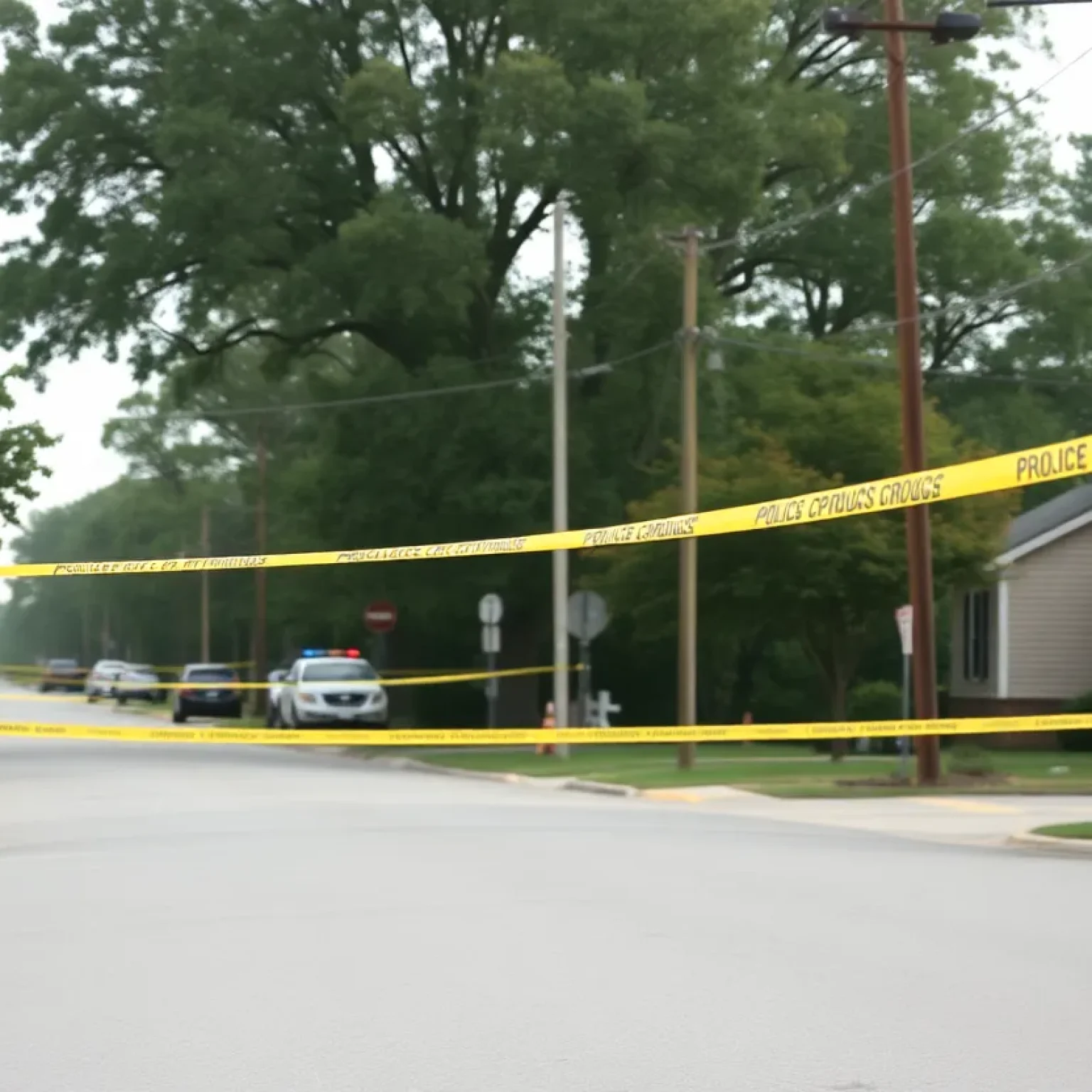 Police investigation at a Starkville shooting scene